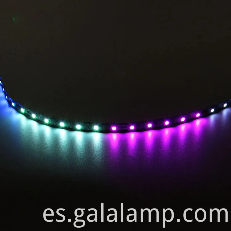 Luz de tira LED DMX RGB impermeable con 5050 colores